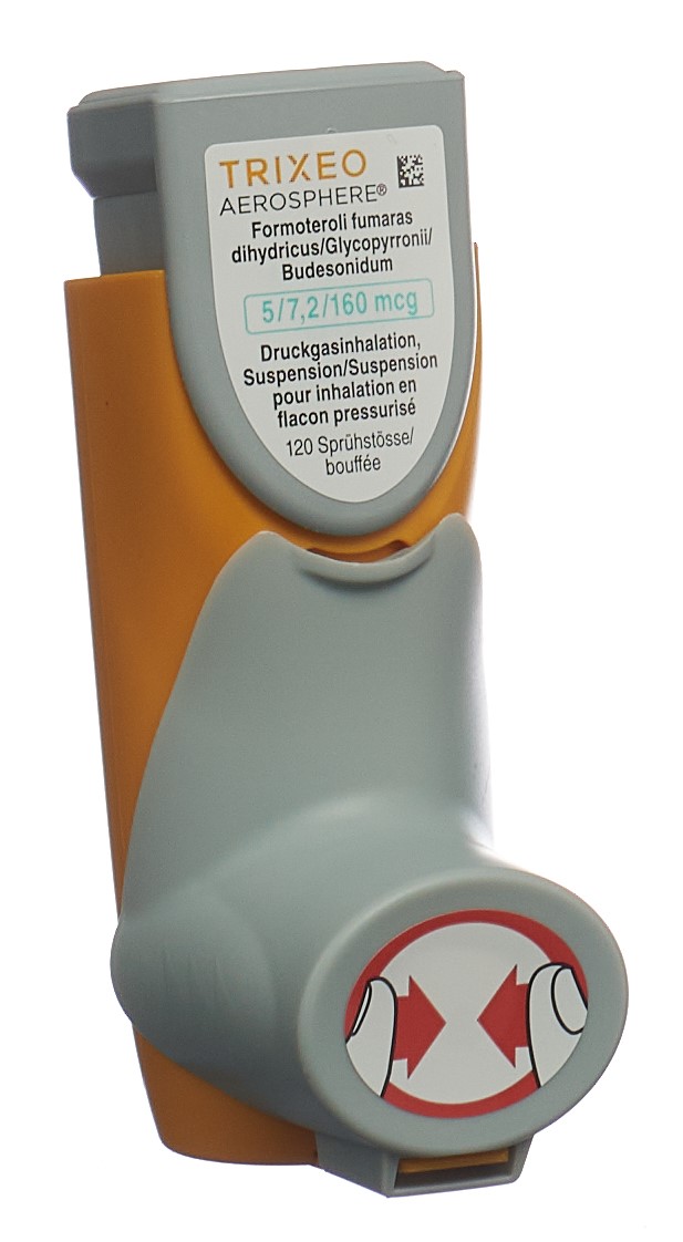 Image 1 - Trixeo Aerosphere, inhalateur 5/7.2/160 mcg 