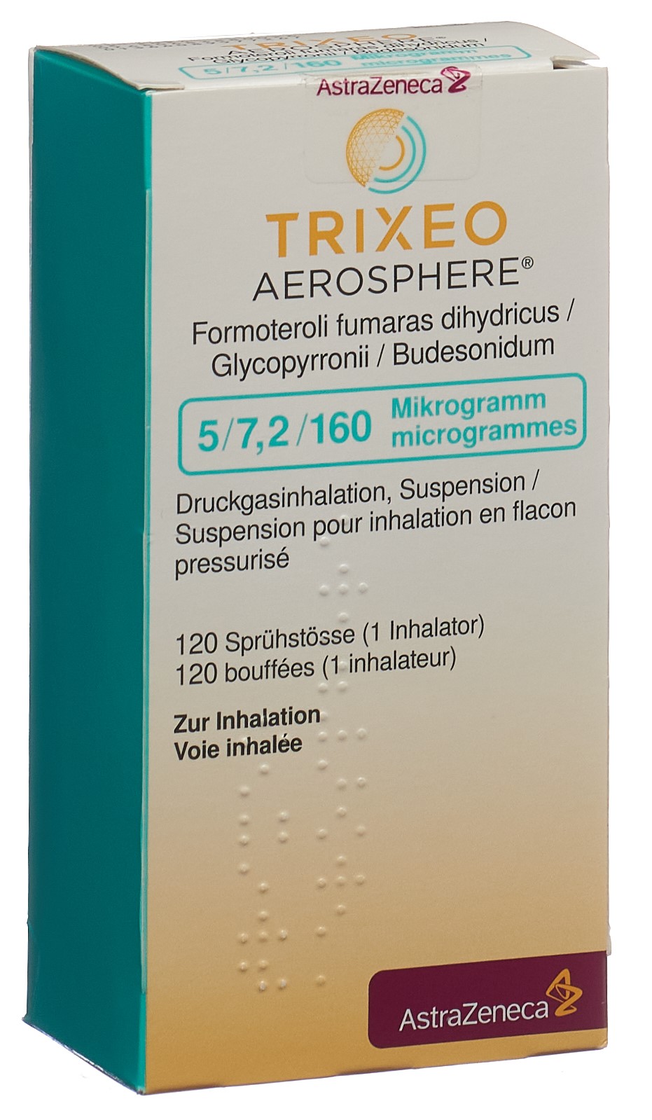 Image 3 - Trixeo Aerosphere, inhalateur 5/7.2/160 mcg 