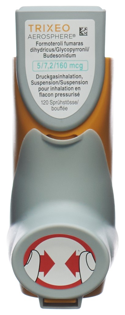 Image 4 - Trixeo Aerosphere, inhalateur 5/7.2/160 mcg 