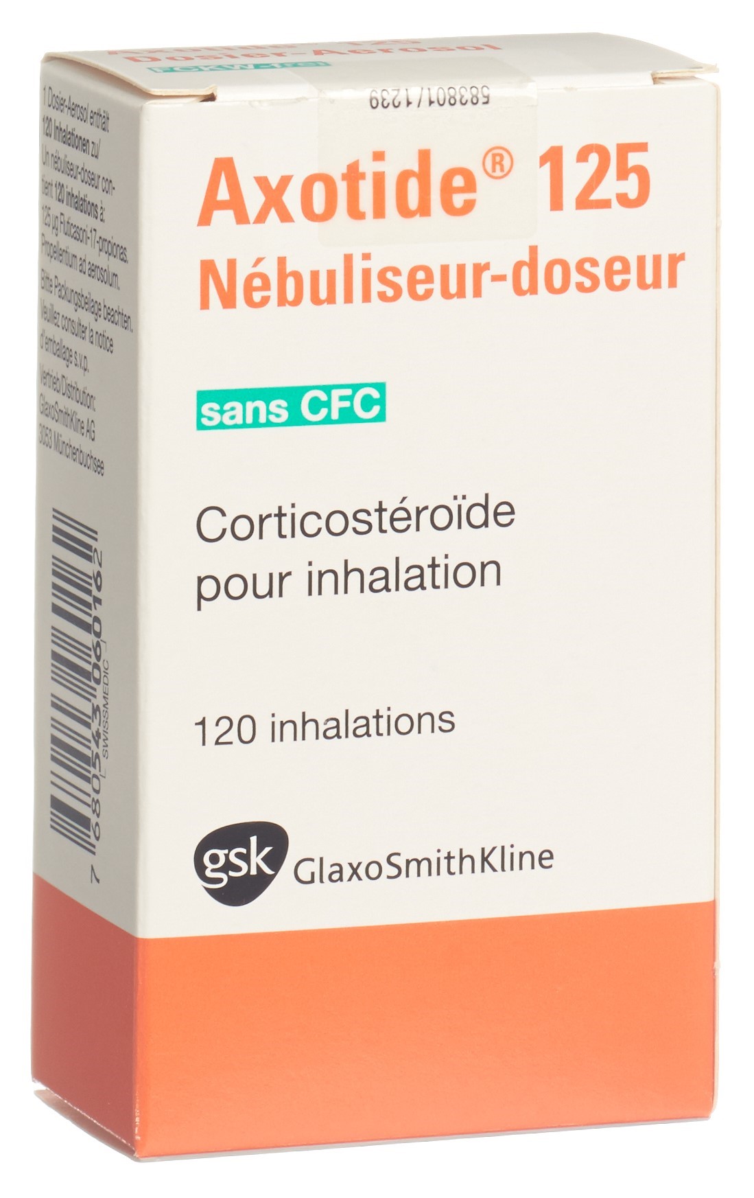 Image 4 - Axotide 125, aéros doseur 125 mcg sans-CFC 