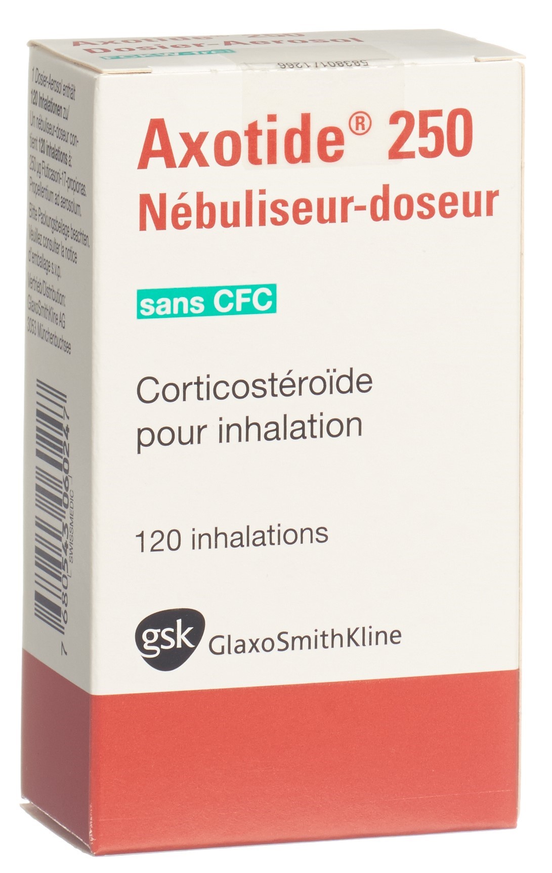 Image 4 - Axotide 250, aéros doseur 250 mcg sans-CFC 