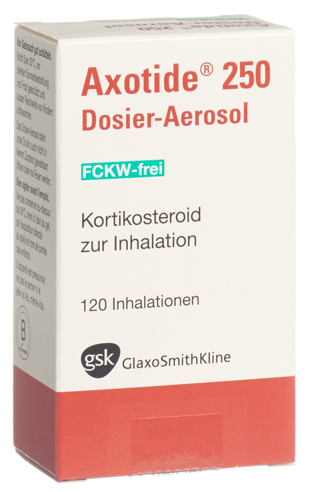 Image 3 - Axotide 250, aéros doseur 250 mcg sans-CFC 