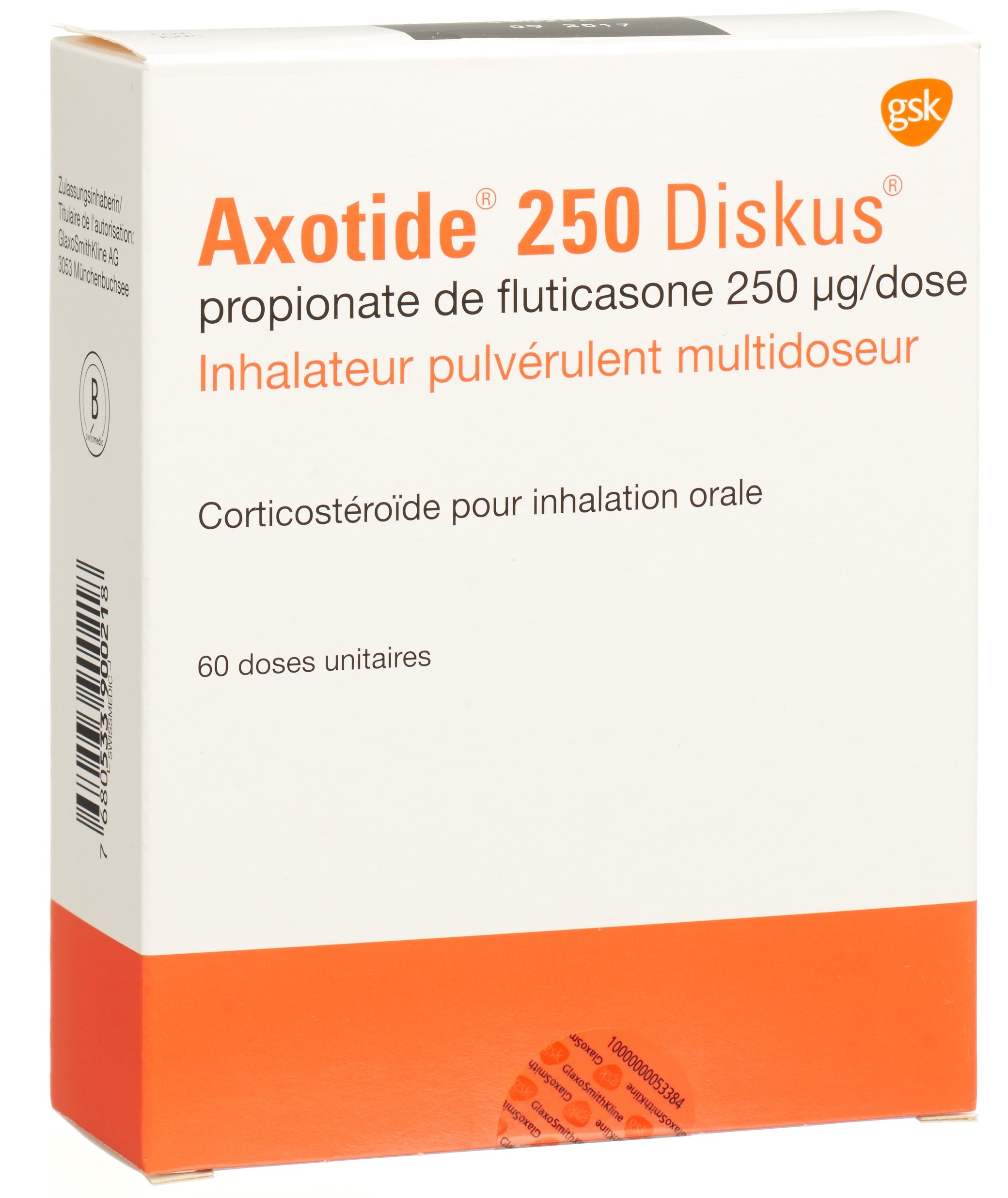 Image 4 - Axotide 250 Diskus multidose, pdr inh 250 mcg 