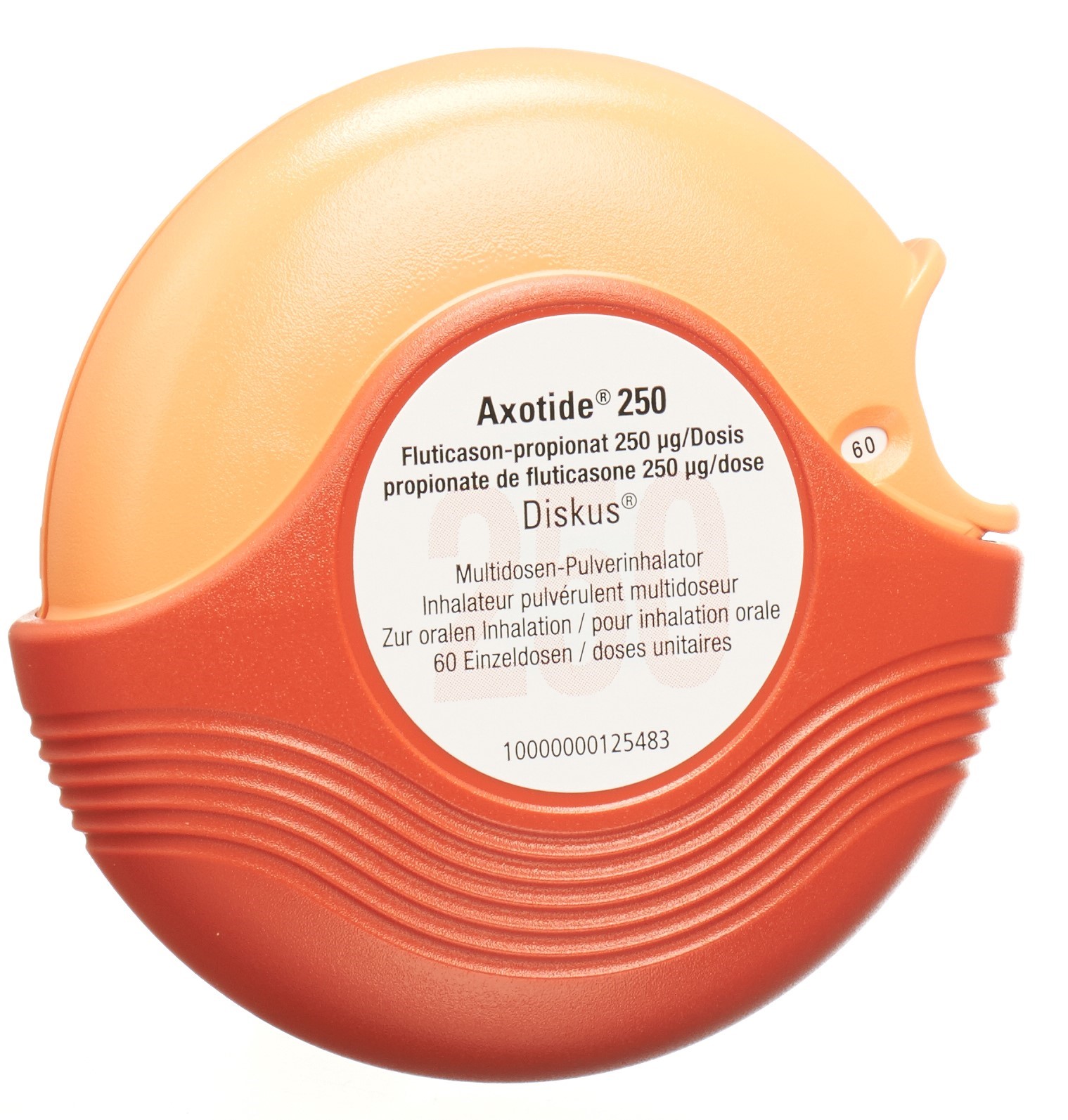 Image 1 - Axotide 250 Diskus multidose, pdr inh 250 mcg 