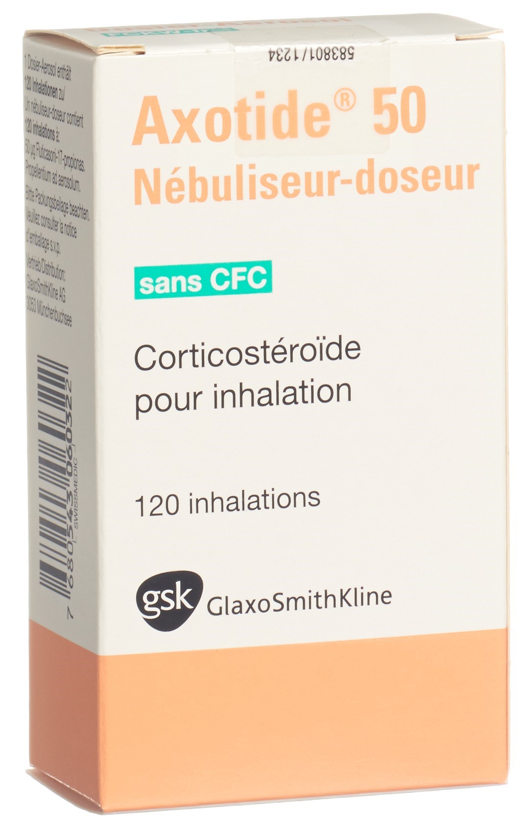 Image 4 - Axotide 50, aéros doseur 50 mcg sans-CFC 