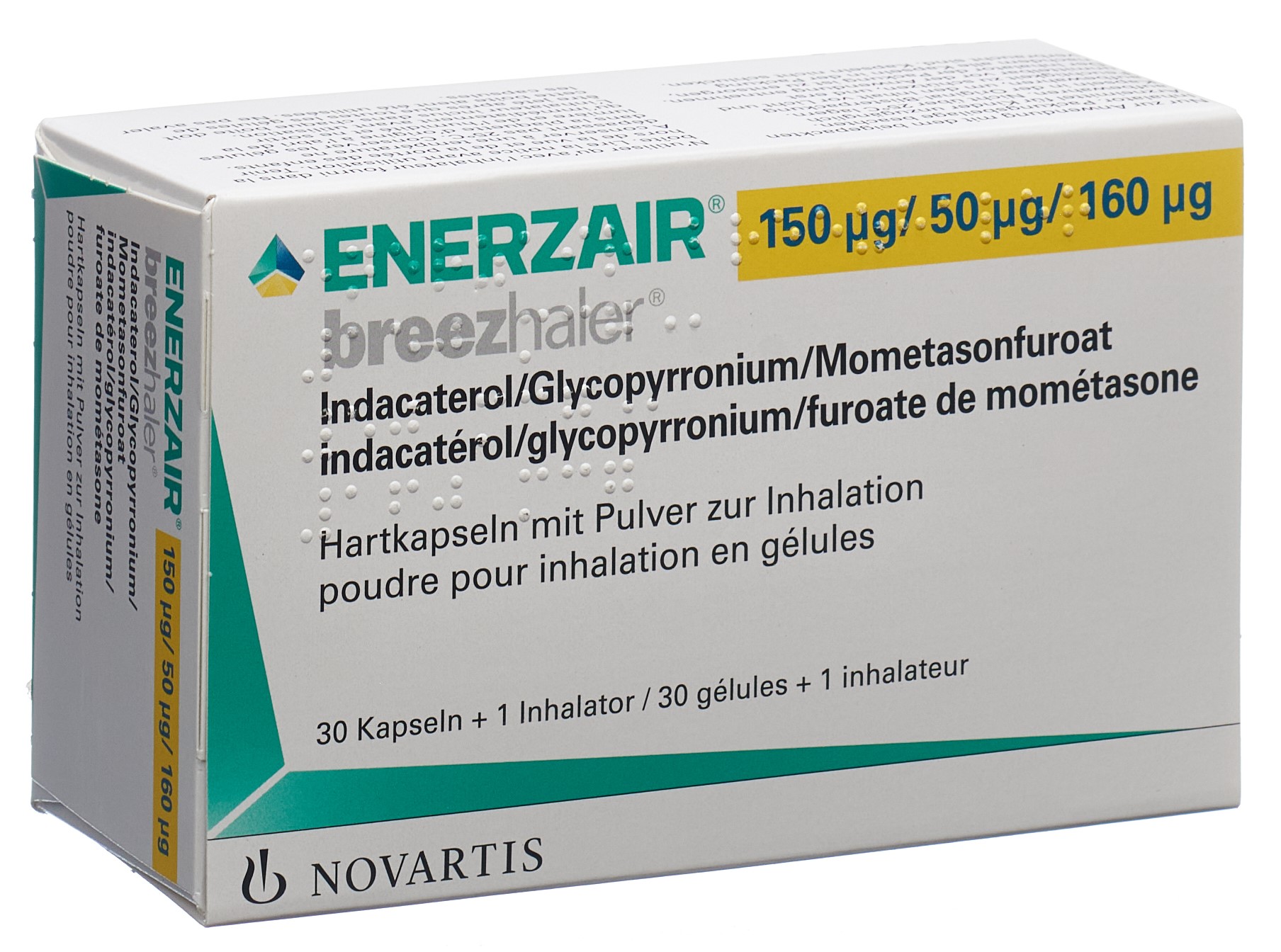 Image 1 - Enerzair Breezhaler inha, caps inh 150/50/160mcg 