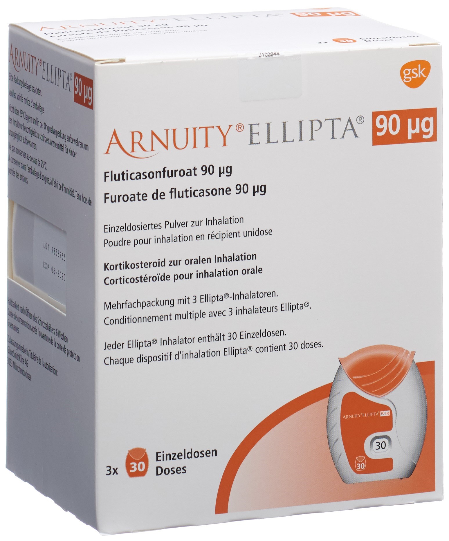 Image 7 - Arnuity Ellipta, pdr inh 90 mcg 