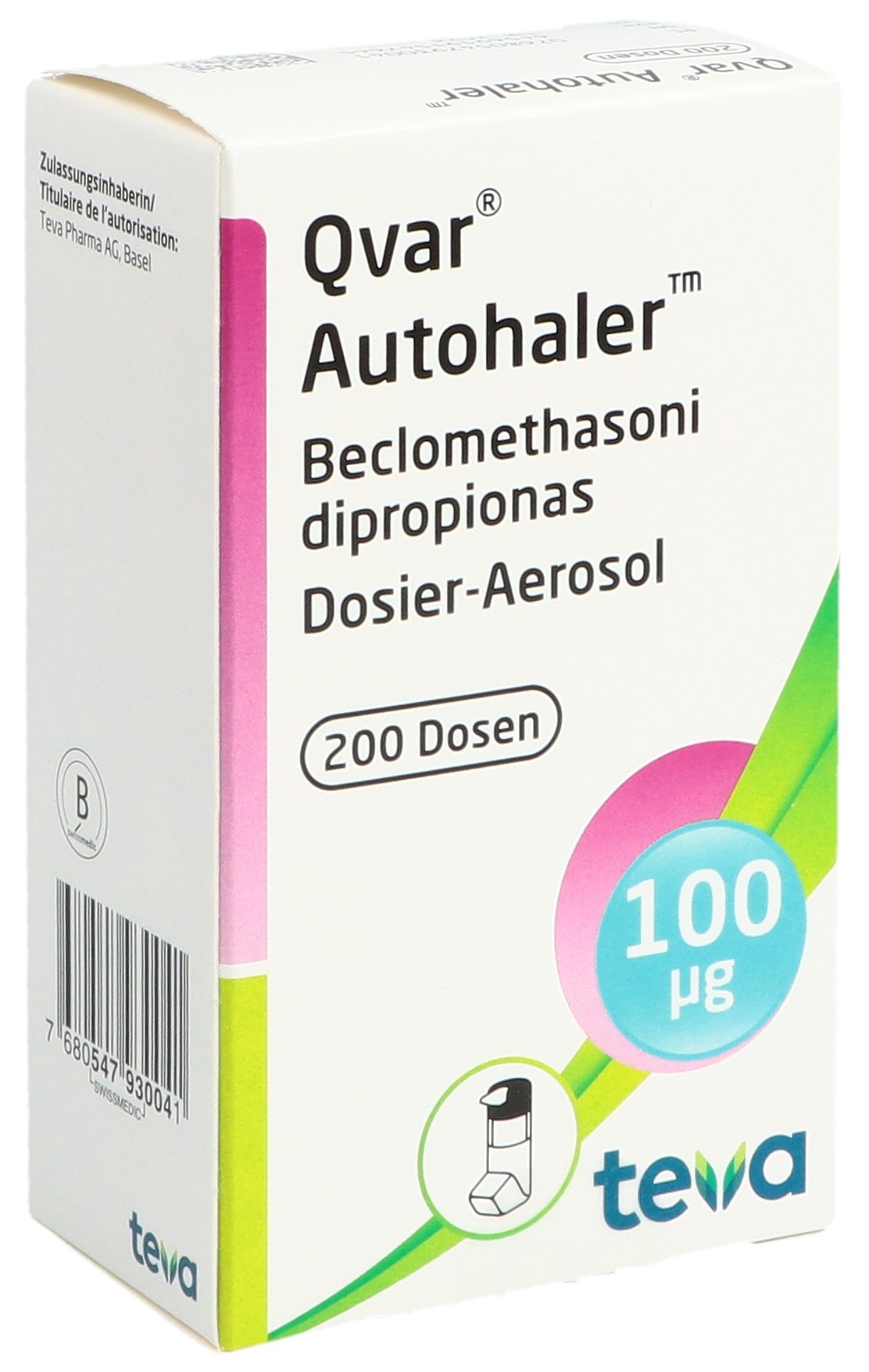 Image 3 - Qvar 100 Autohaler, aéros doseur 0.1 mg 