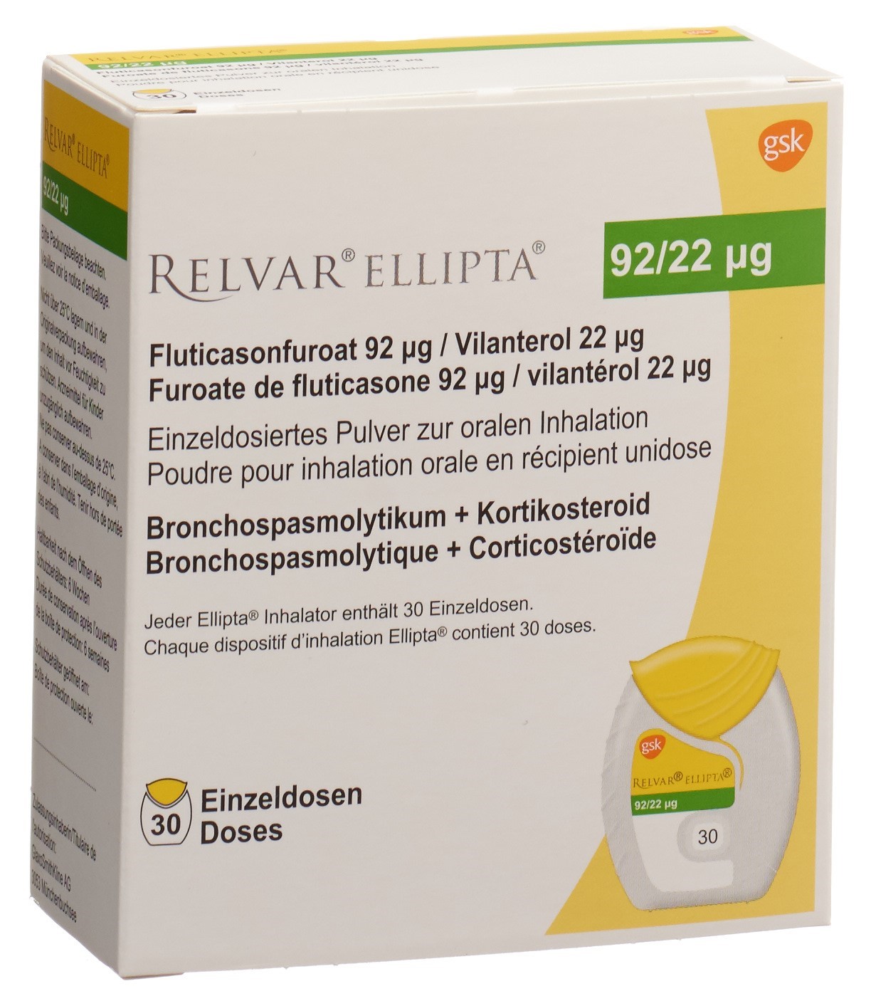 Image 3 - Relvar Ellipta, pdr inh 92mcg/22mcg 