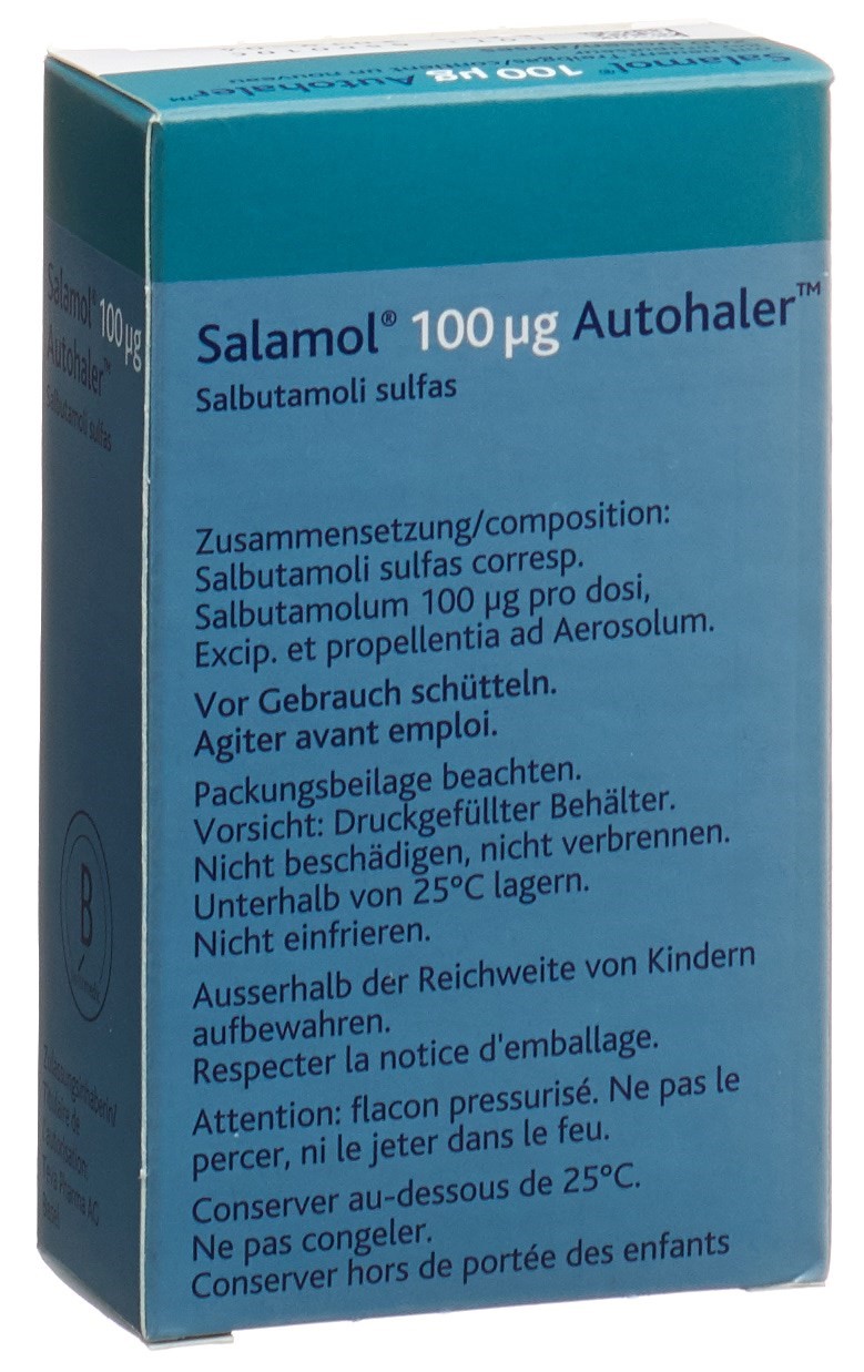 Image 4 - Salamol Autohaler, aéros doseur 100 mcg 
