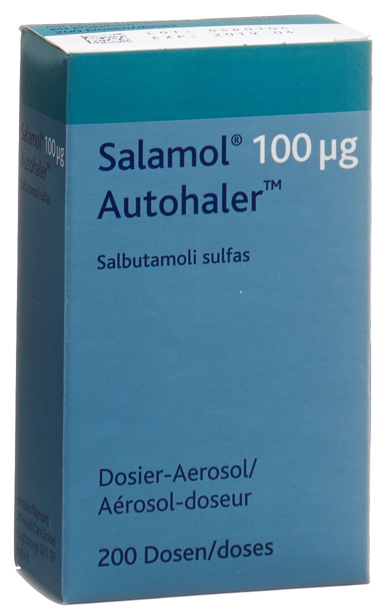 Image 3 - Salamol Autohaler, aéros doseur 100 mcg 