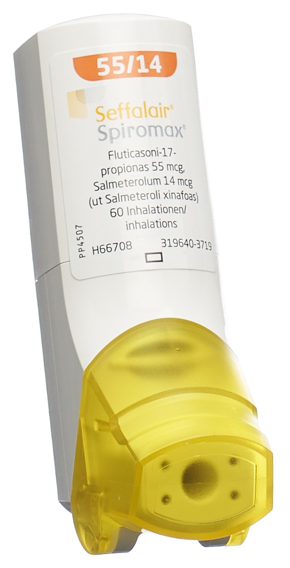 Image 1 - Seffalair Spiromax, pdr inh 55/14 mcg 