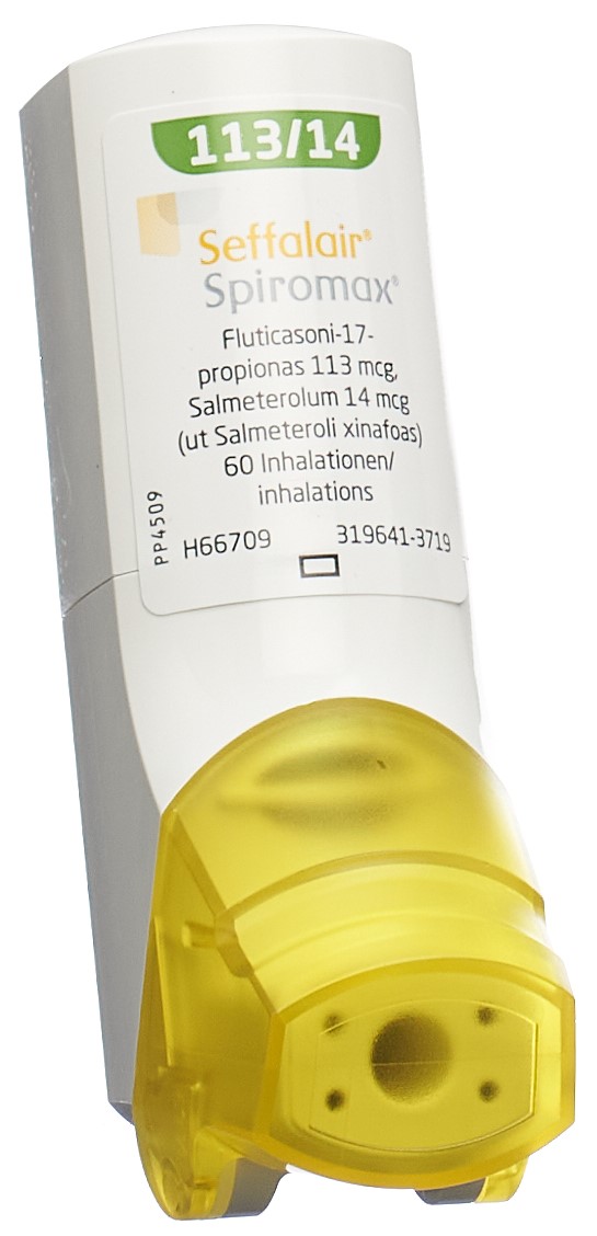 Image 1 - Seffalair Spiromax, pdr inh 113/14 mcg 