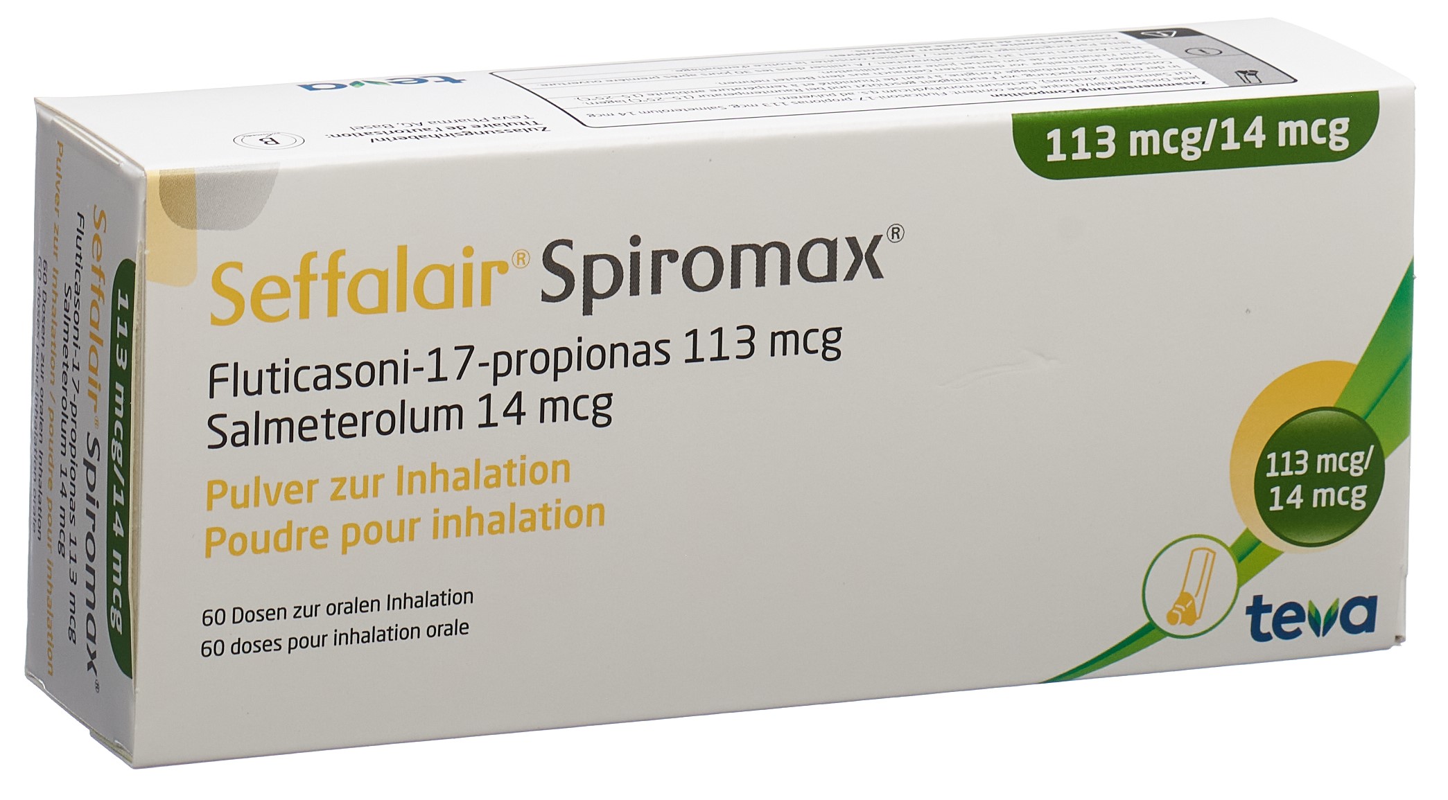 Image 3 - Seffalair Spiromax, pdr inh 113/14 mcg 