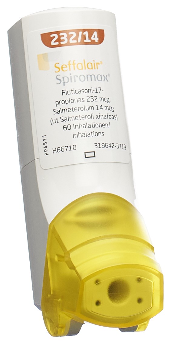 Image 1 - Seffalair Spiromax, pdr inh 232/14 mcg 
