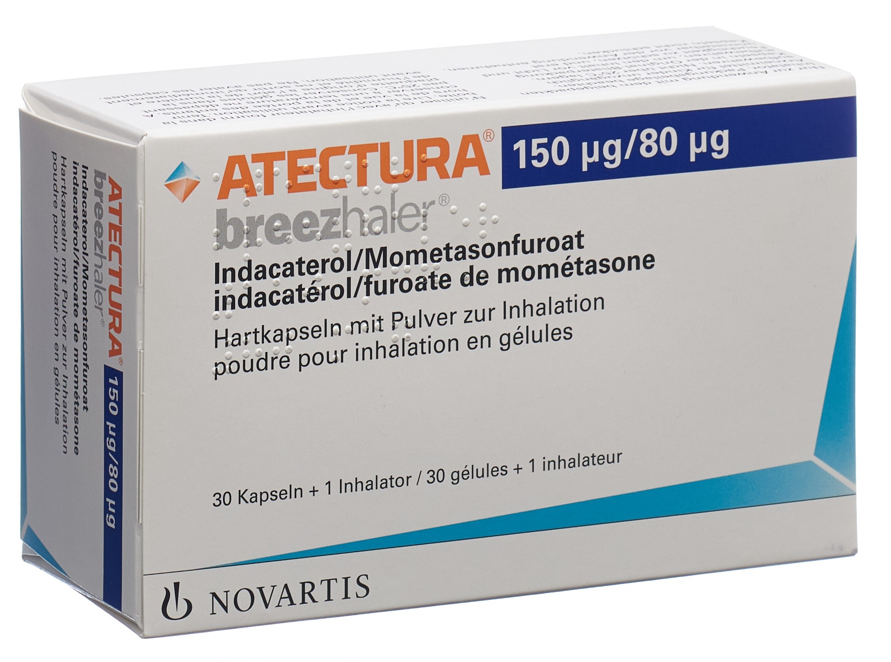 Image 1 - Atectura Breezhaler, caps inh 150mcg/80mcg 
