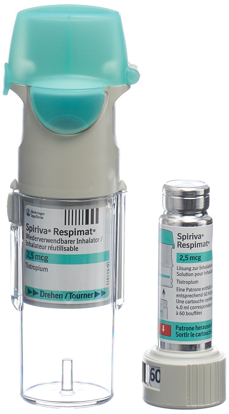 Image 1 - Spiriva Respimat, sol inhal 2.5 mcg/pulv réutilisa 