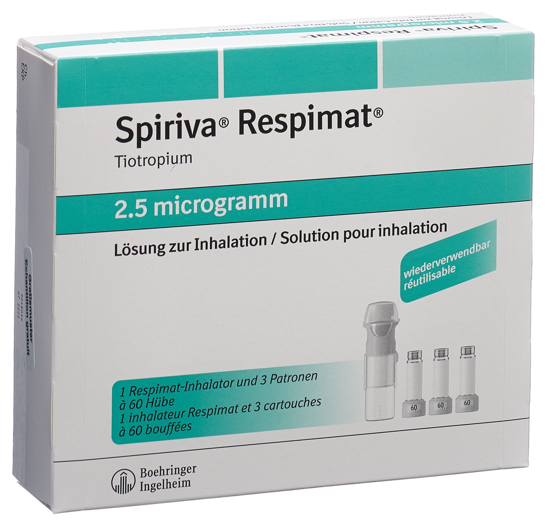 Image 6 - Spiriva Respimat, sol inhal 2.5 mcg/pulv réutilisa 