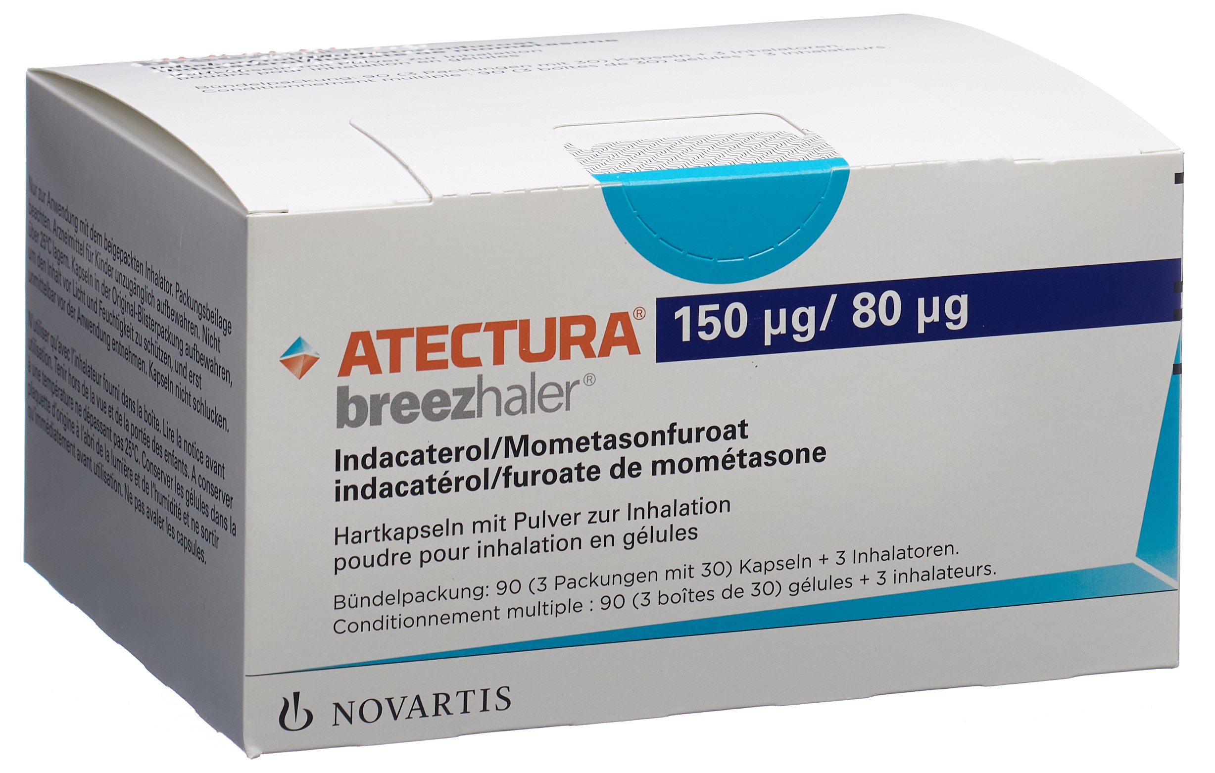Image 2 - Atectura Breezhaler, caps inh 150mcg/80mcg 