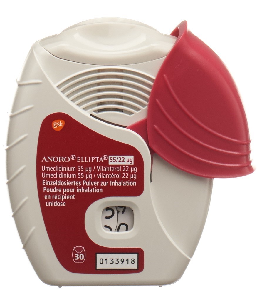 Image 1 - Anoro Ellipta, pdr inh 55mcg/22mcg 