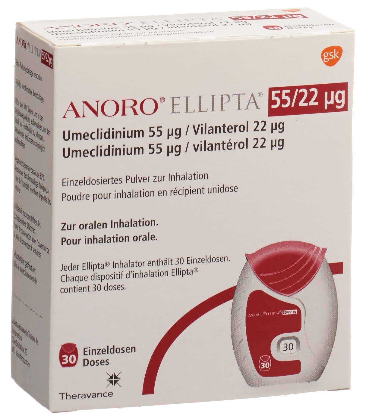 Image 3 - Anoro Ellipta, pdr inh 55mcg/22mcg 