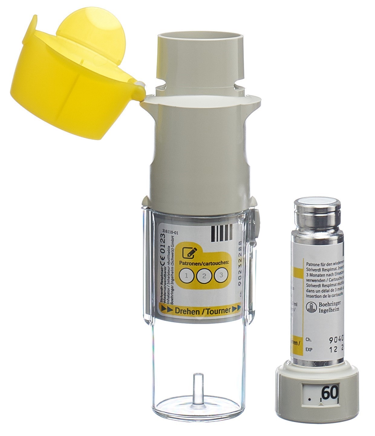 Image 2 - Striverdi Respimat, sol inhal 2.5 mcg/pulv réutili 