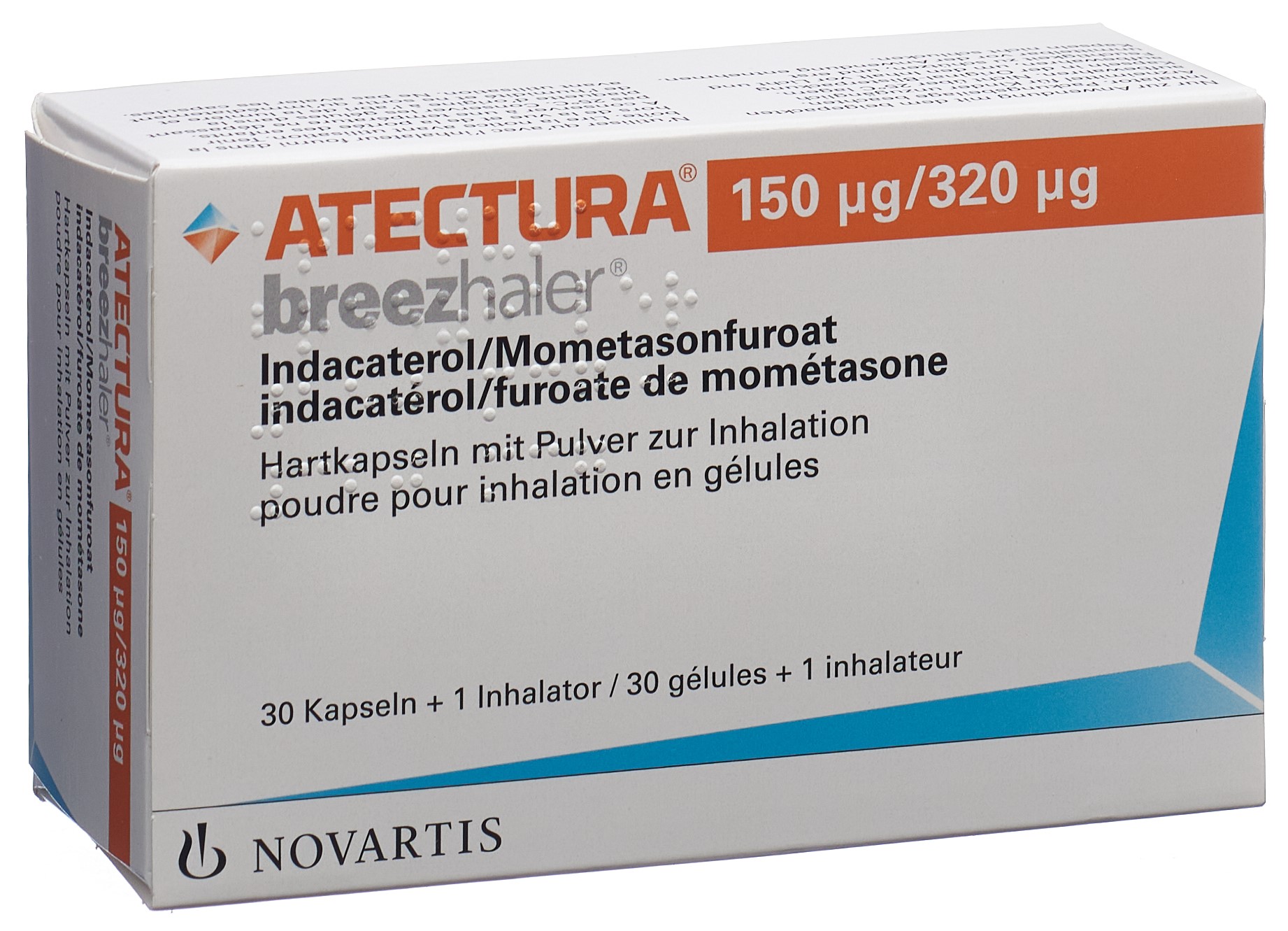 Image 1 - Atectura Breezhaler, caps inh 150mcg/320mcg 